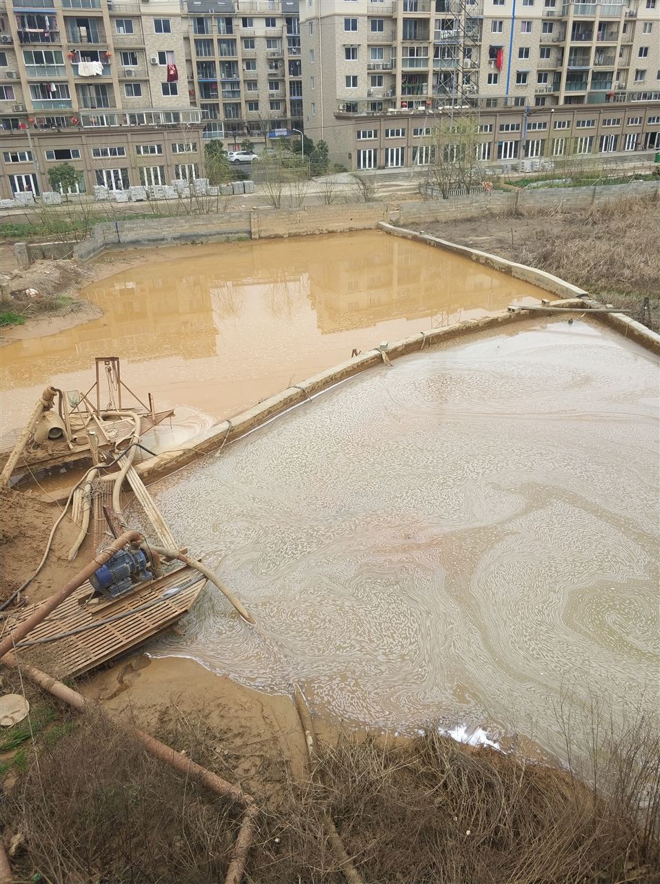 白鹭湖管理区沉淀池淤泥清理-厂区废水池淤泥清淤