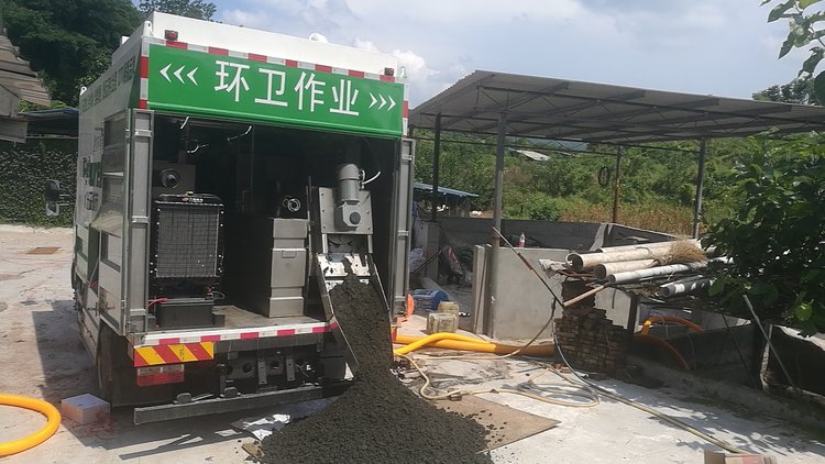 白鹭湖管理区污泥干湿分离技术