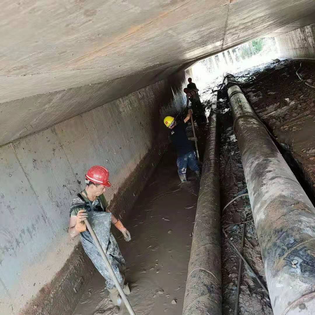 白鹭湖管理区工业管道清淤